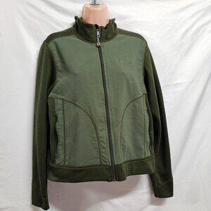 Patagonia Worn Wear W’s Layover Jacket Full Zip Size L Green Seagrass